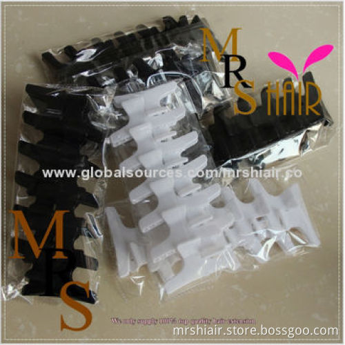 Black clip for hairdressing salon, styling mette pro hair salon, crocodile hair clips